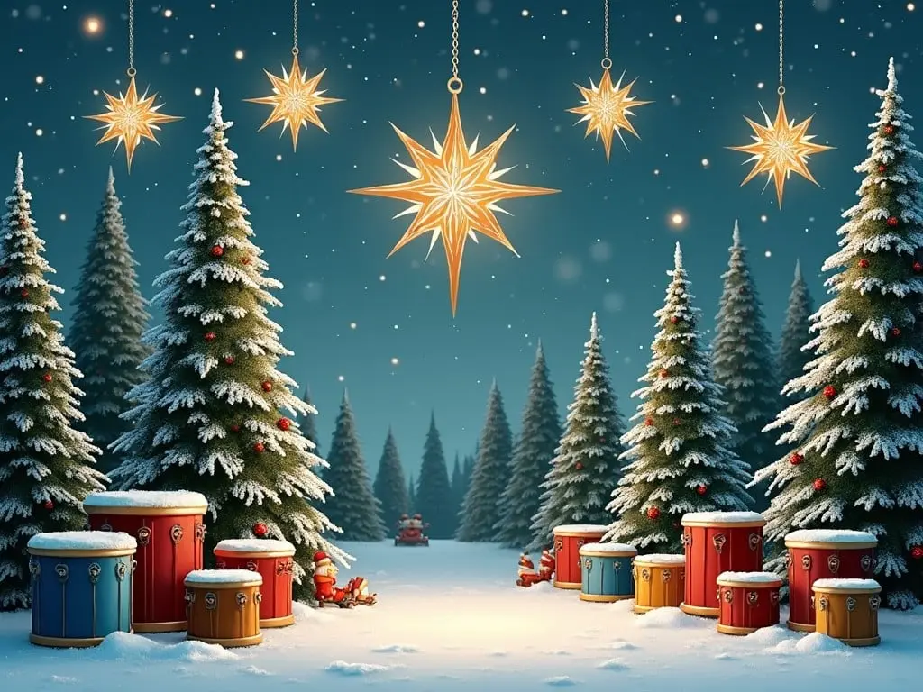 Wrapped gifts and a small decorated tree, for the holiday gift guide