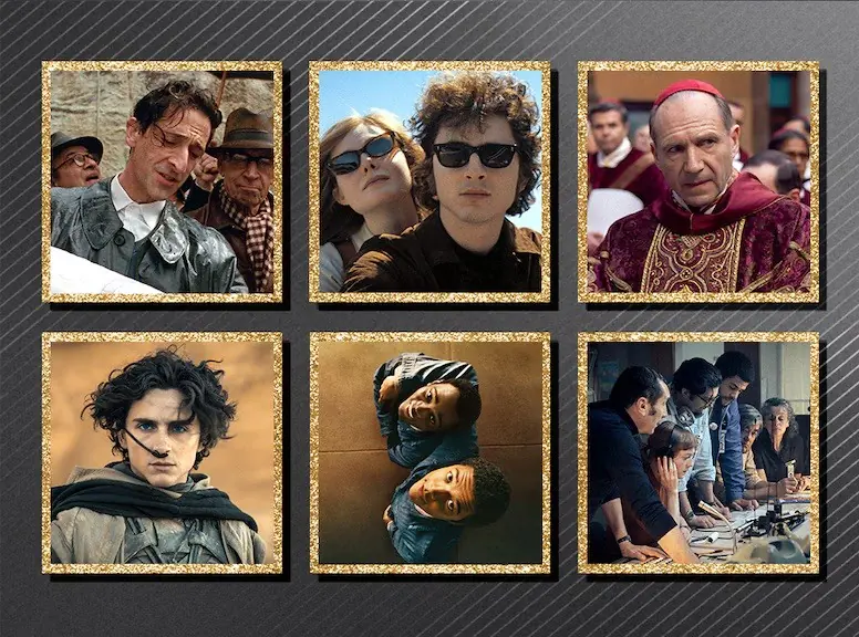 A red carpet crowd, for the Golden Globes 2025 recap