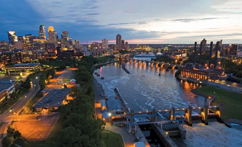 The Minneapolis skyline, for top filming locations in the Twin Cities